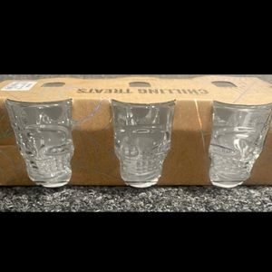 Skull Shot Glasses NEW Set of 6